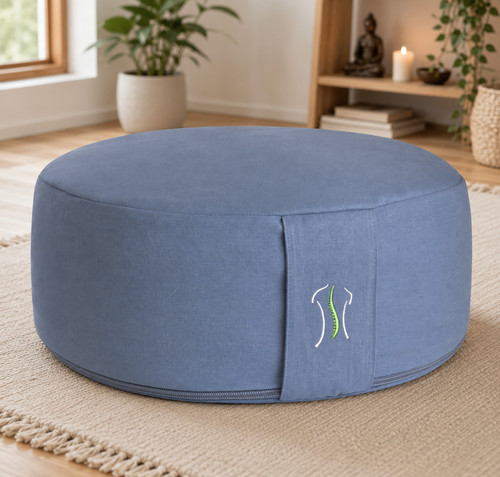 Meditationskissen blau 35x15 - blau,