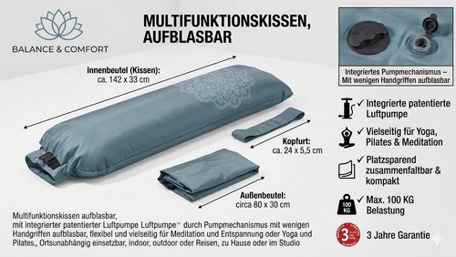Balance multifunktionskissen - balance,