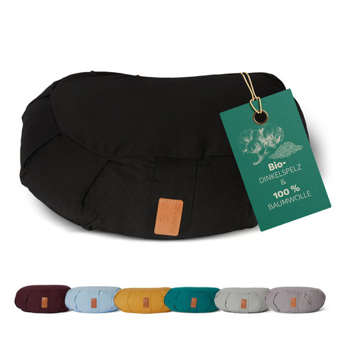 Yogakissen halbmond kissen mit - halbmond,